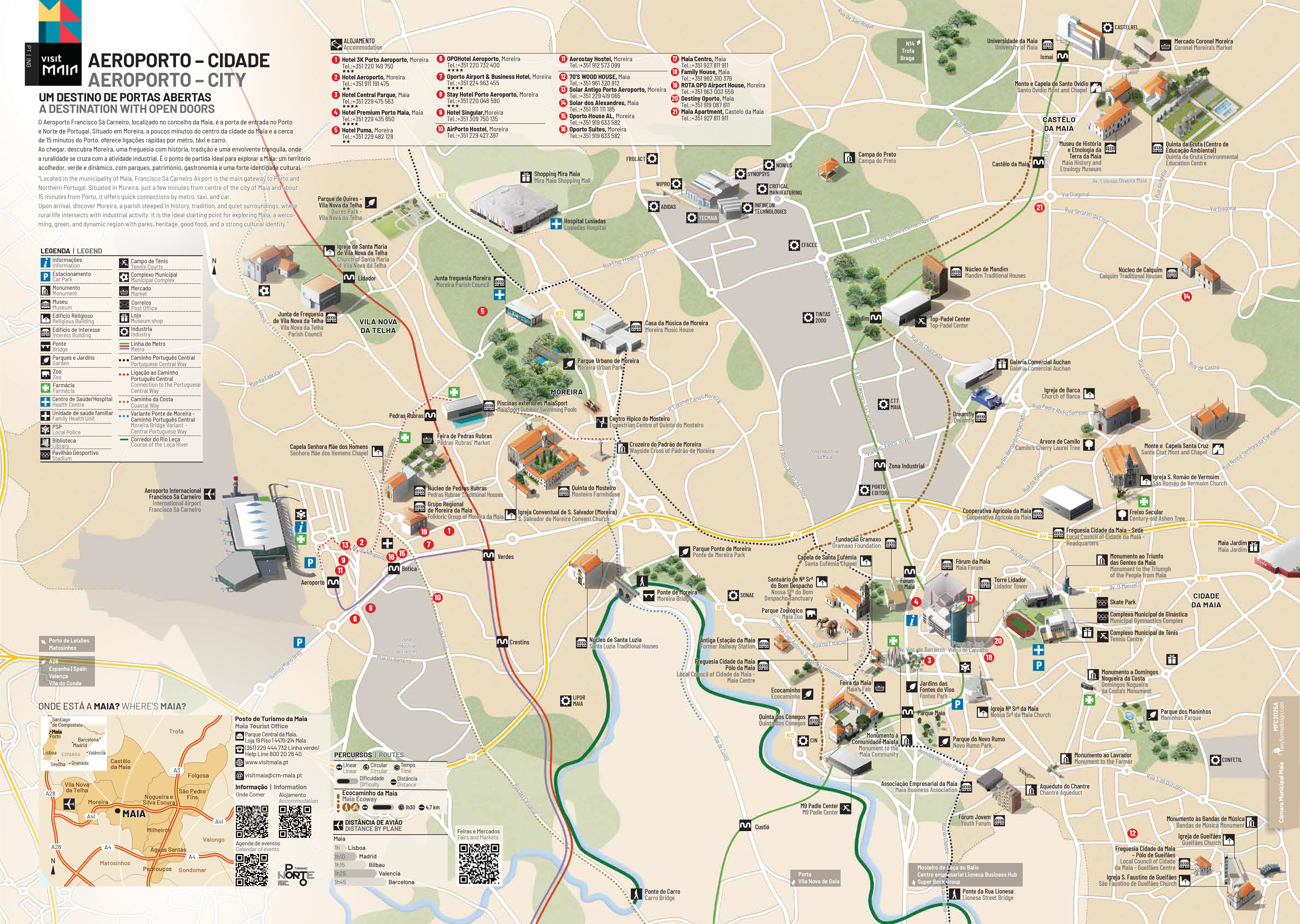 Mapa Aeroporto – Cidade